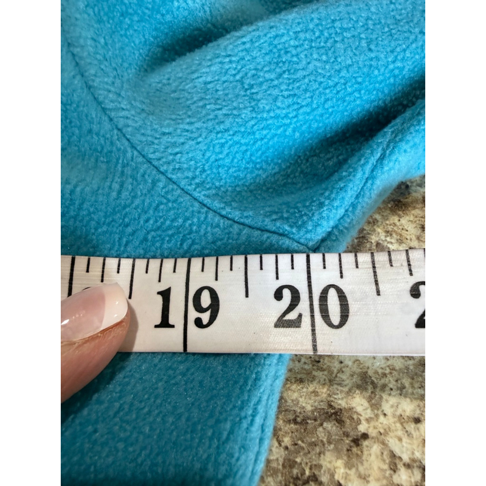 Women's Cuddl Duds Blue Fleece Hoodie M - Picture 4 of 8